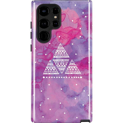 Pink Tribal Euphoria Galaxy S25 Ultra Impact Case